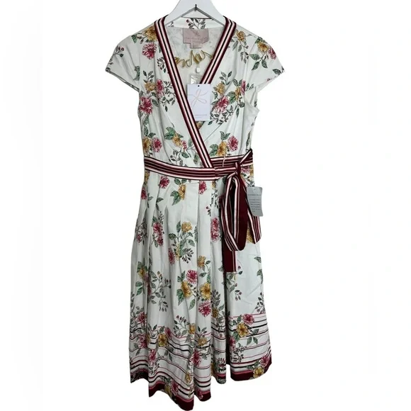 ๐ EUC ๐ Gal Meets Glam Teresa Floral Wrap Dress SIZE - Picture 3 of 13